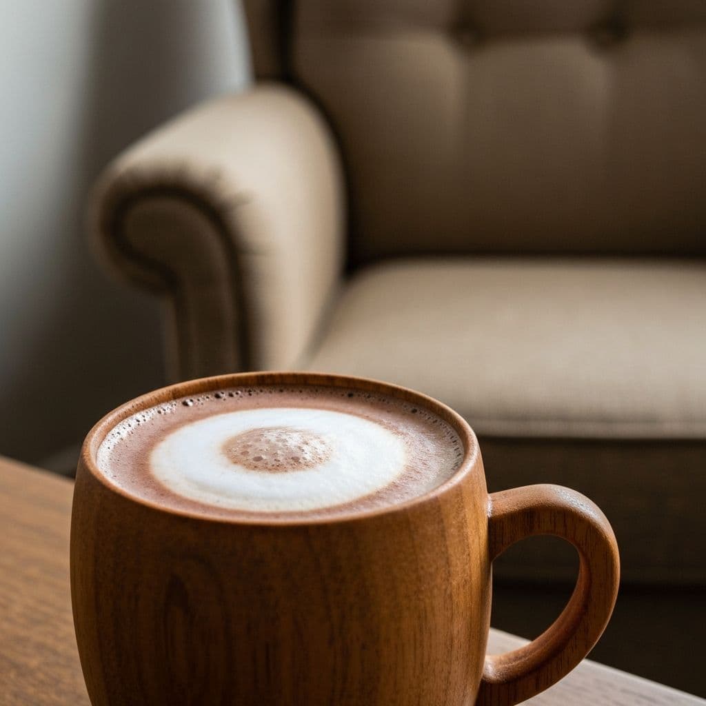 Staklena šolja narandžasto-crvenog čaja od šipka sa svježim plodovima šipka i sušenim šipkom na drvenom stolu